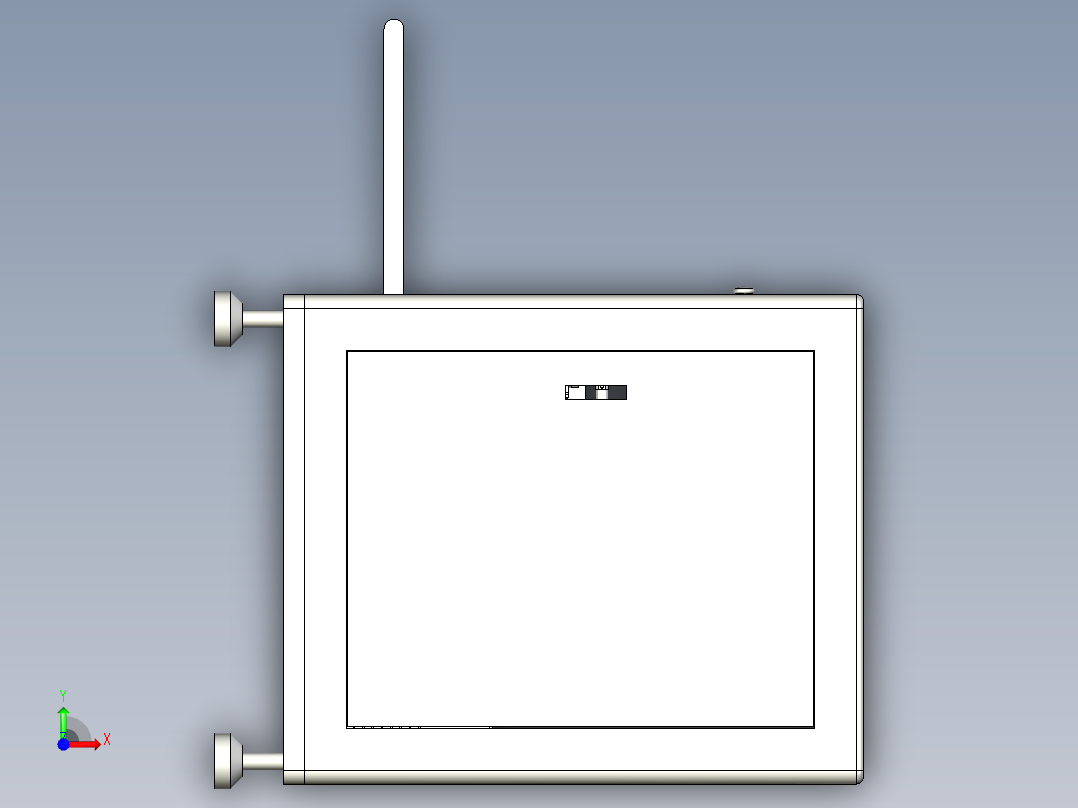 扇叶自动装弹簧轴承设备前视图