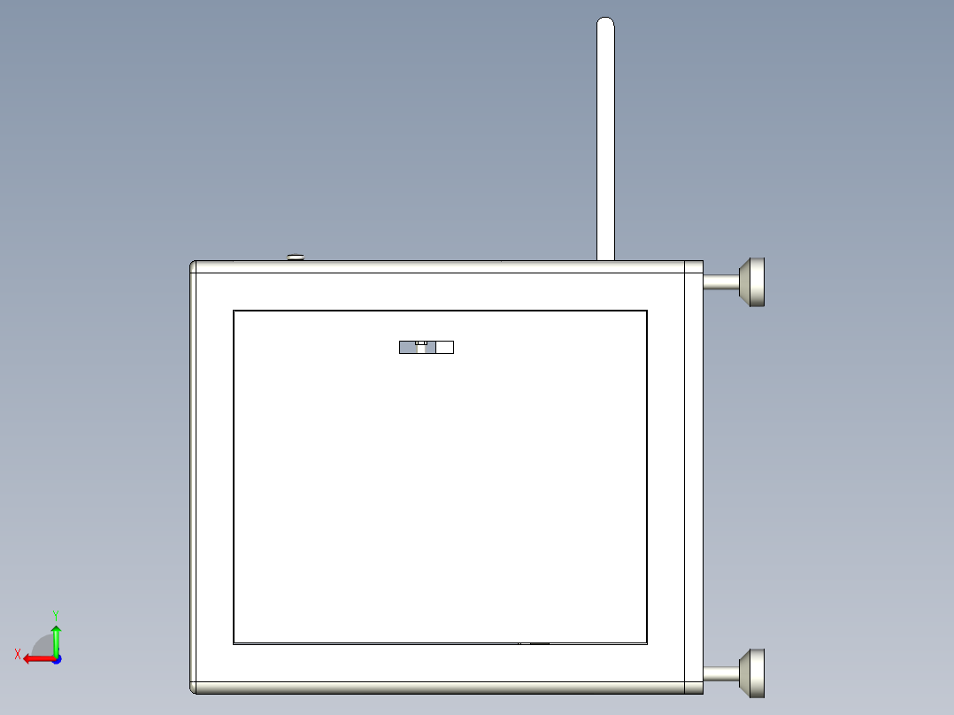 扇叶自动装弹簧轴承设备后视图