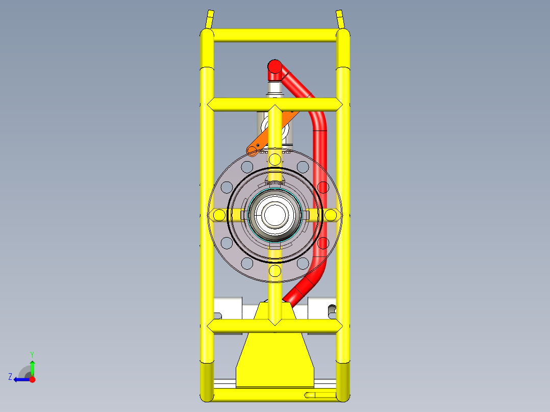B3003506-PLR 10英寸 5000磅平方英寸 - 垂直右视图