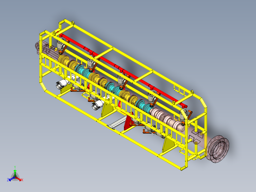 B3003506-PLR 10英寸 5000磅平方英寸 - 垂直正等轴测图