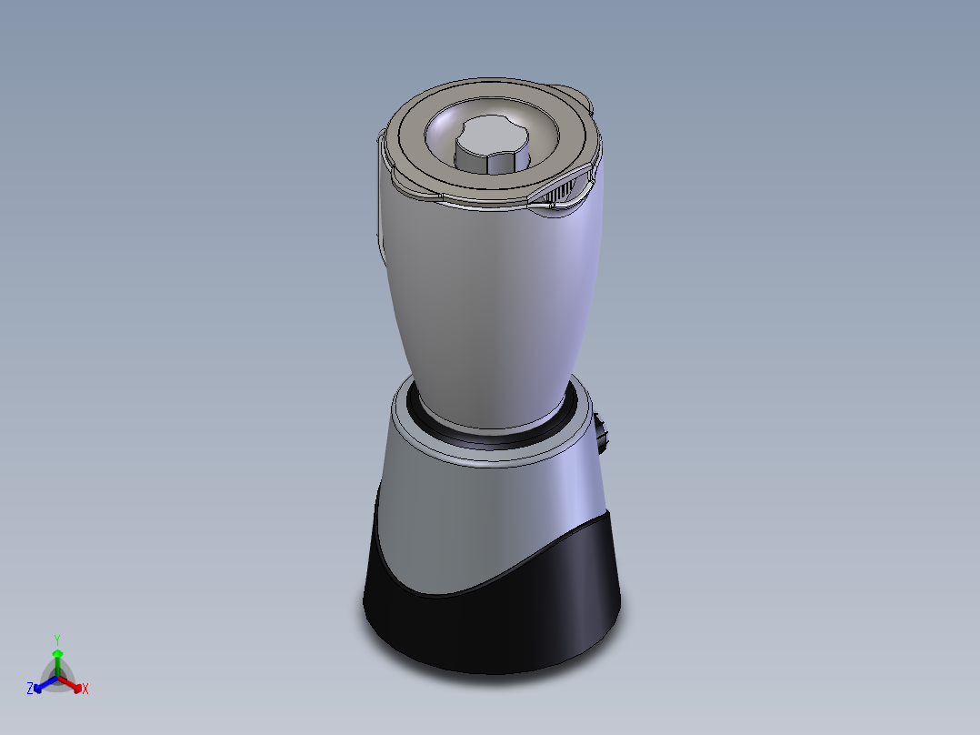 搅拌器正等轴测图