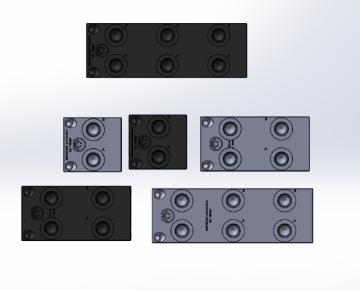 6款NG10 D05 BAR歧管模块化模型缩略图