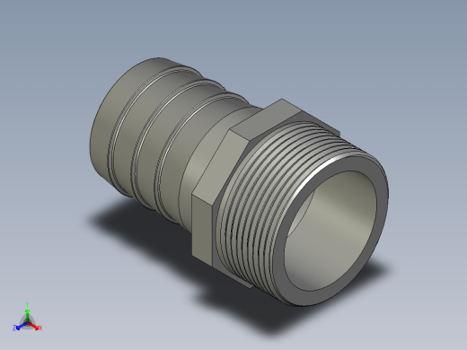 螺纹管水管接头-有边 [DN40X39.5]