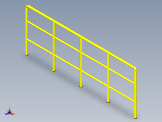 围栏H1200管道1英寸(外径34x 1.5毫米)