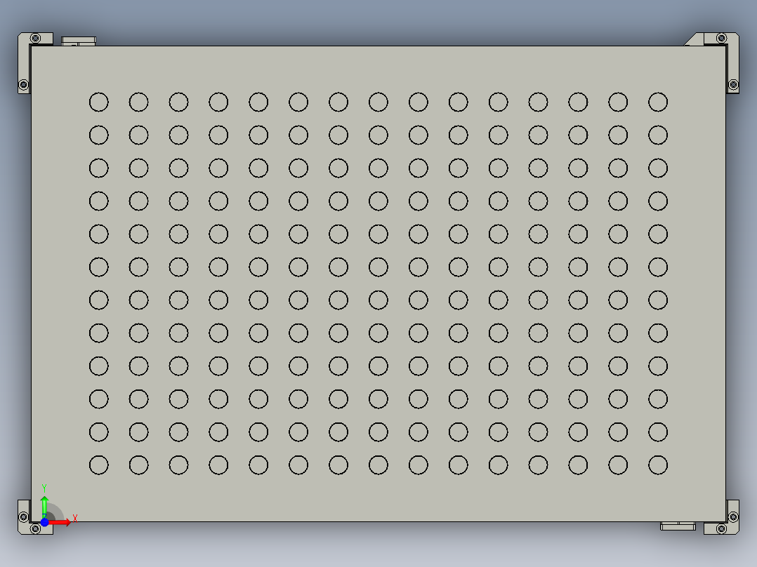 0摆产品脆盘组件前视图