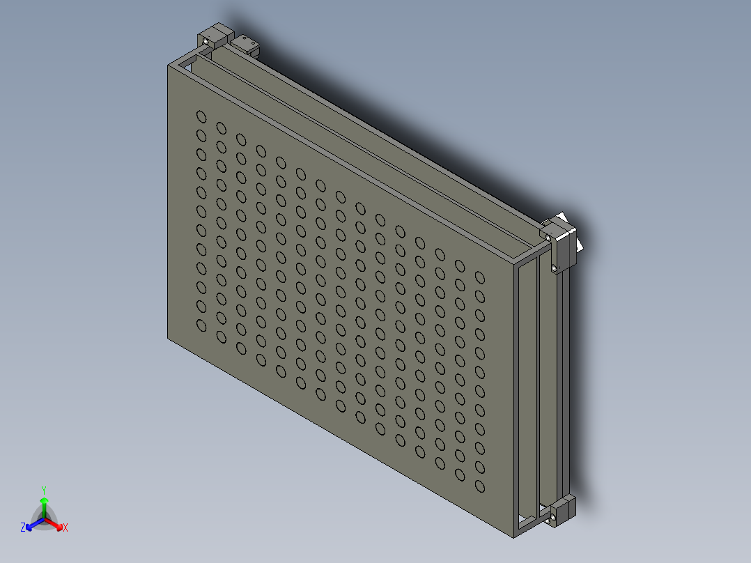 0摆产品脆盘组件正等轴测图