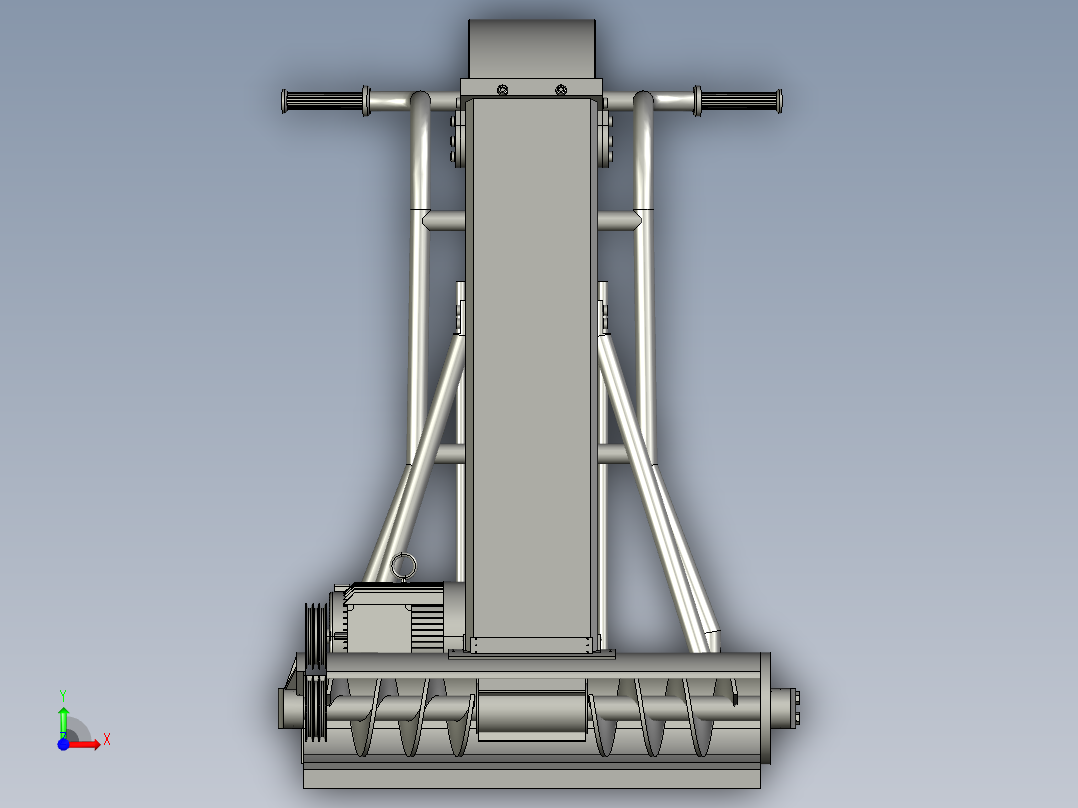 粉状制品定量装袋机前视图