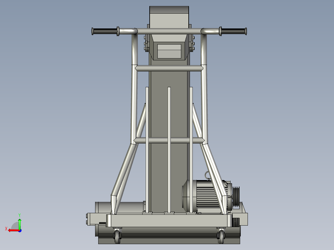 粉状制品定量装袋机后视图
