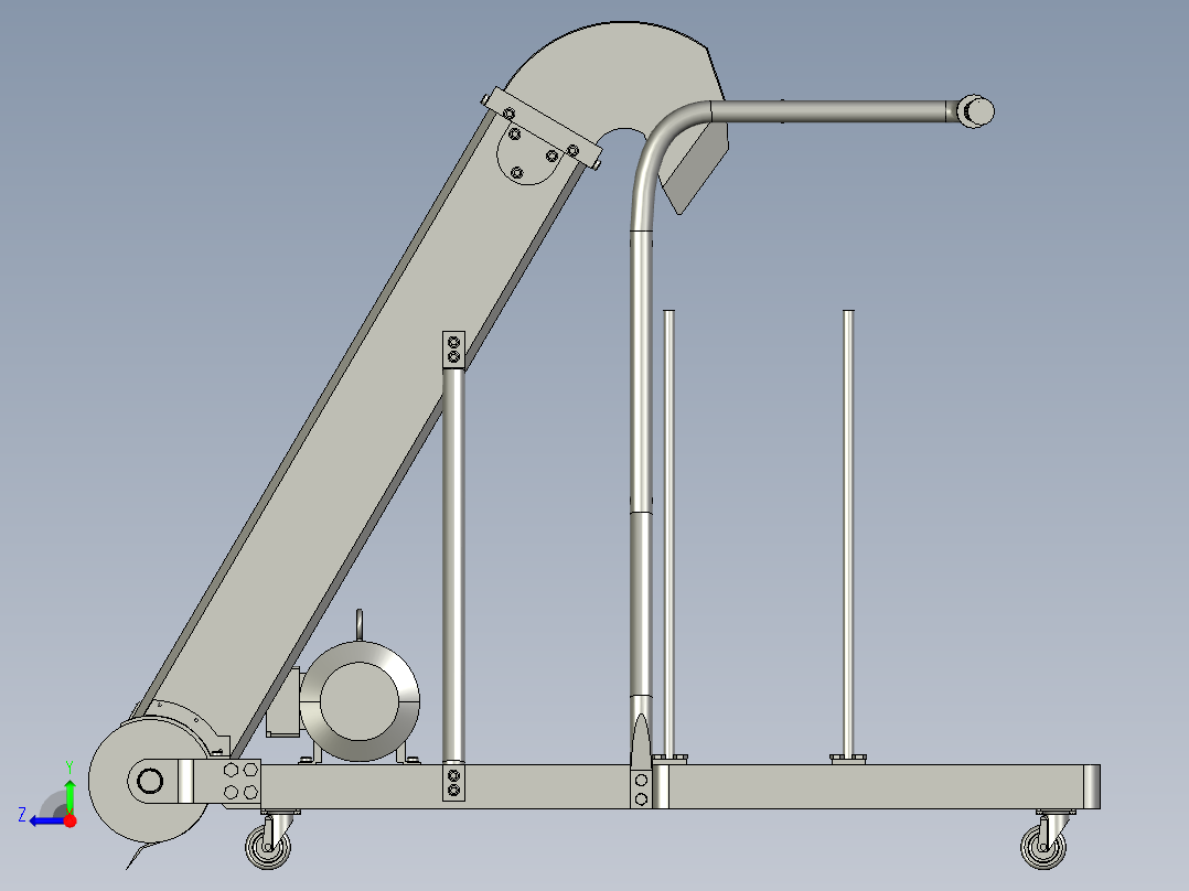 粉状制品定量装袋机右视图