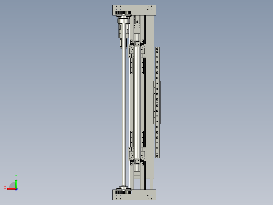HX2115-02-12-00压辊行走装配后视图
