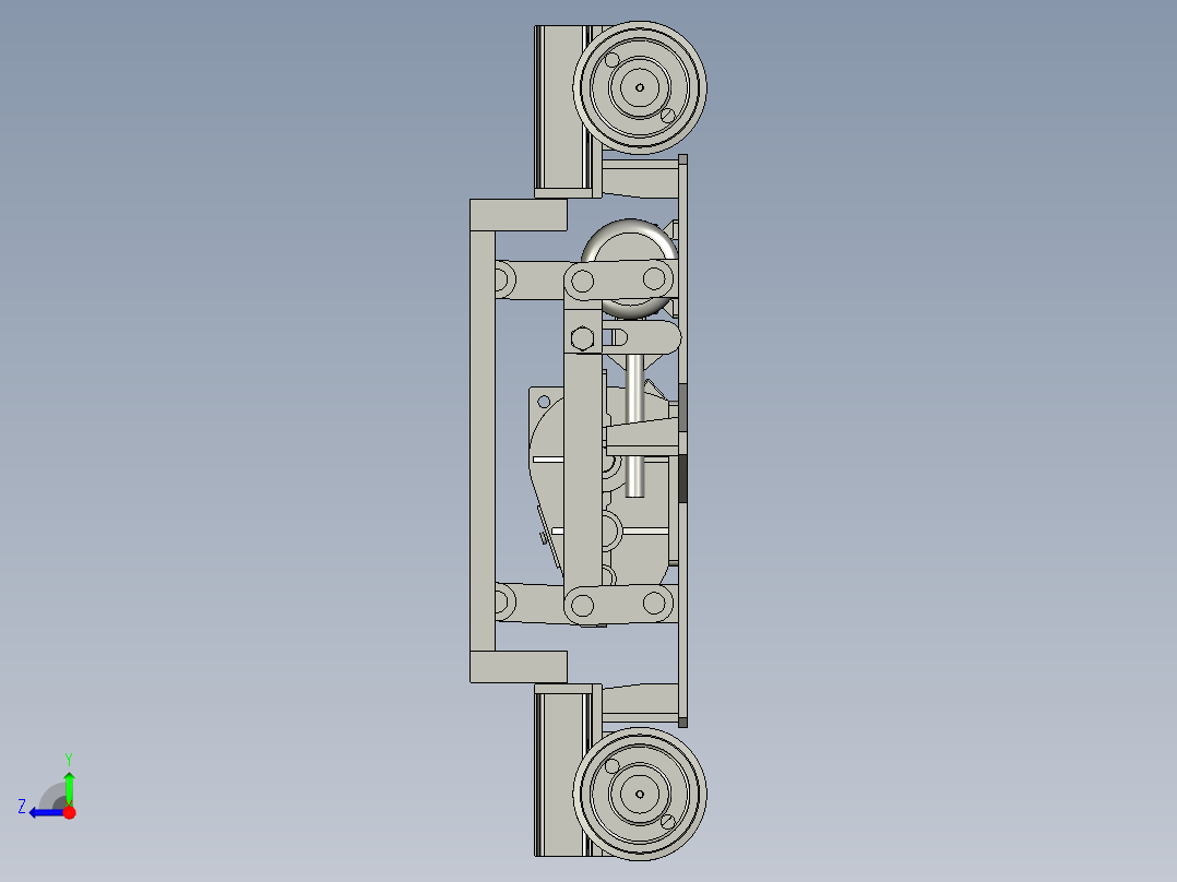 精密铸造灌浆作业用的浆液小车右视图