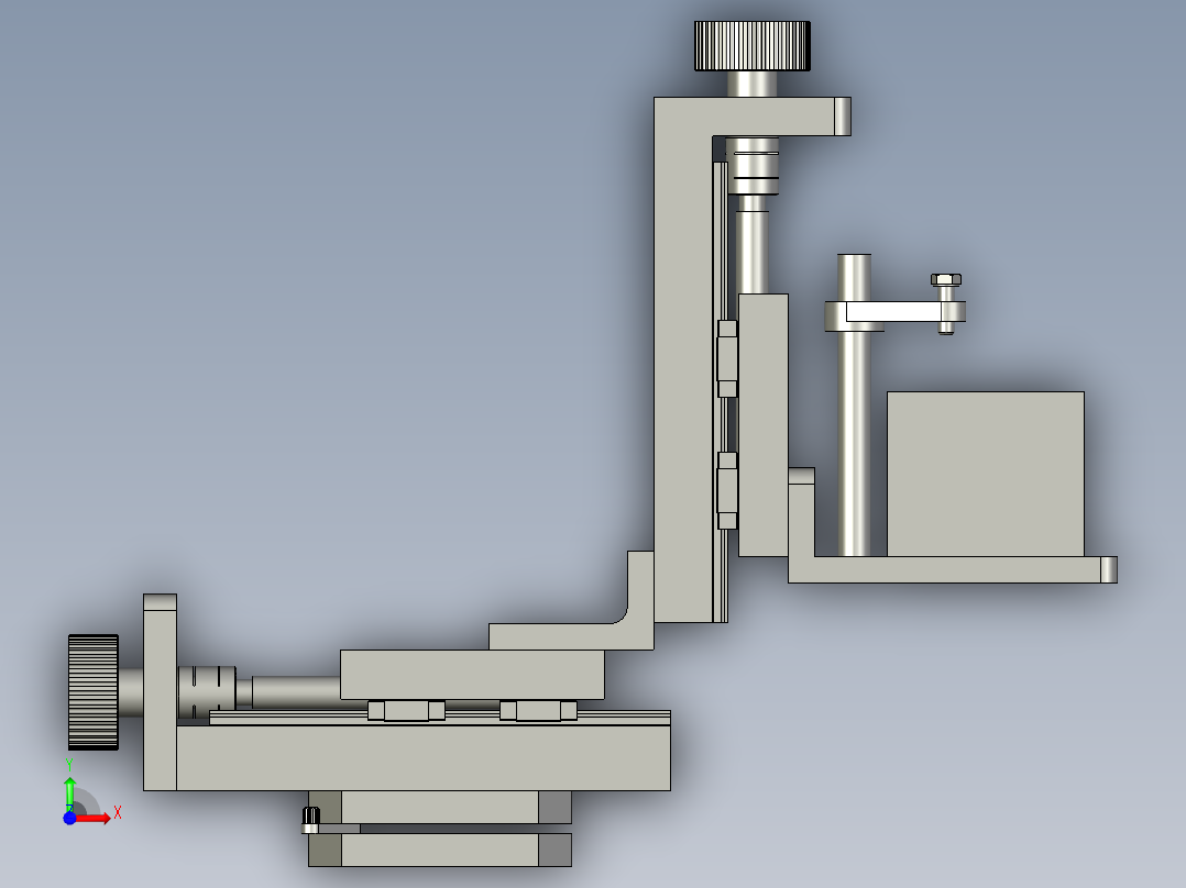 棱镜角度装调装置前视图