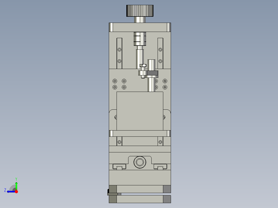 棱镜角度装调装置右视图