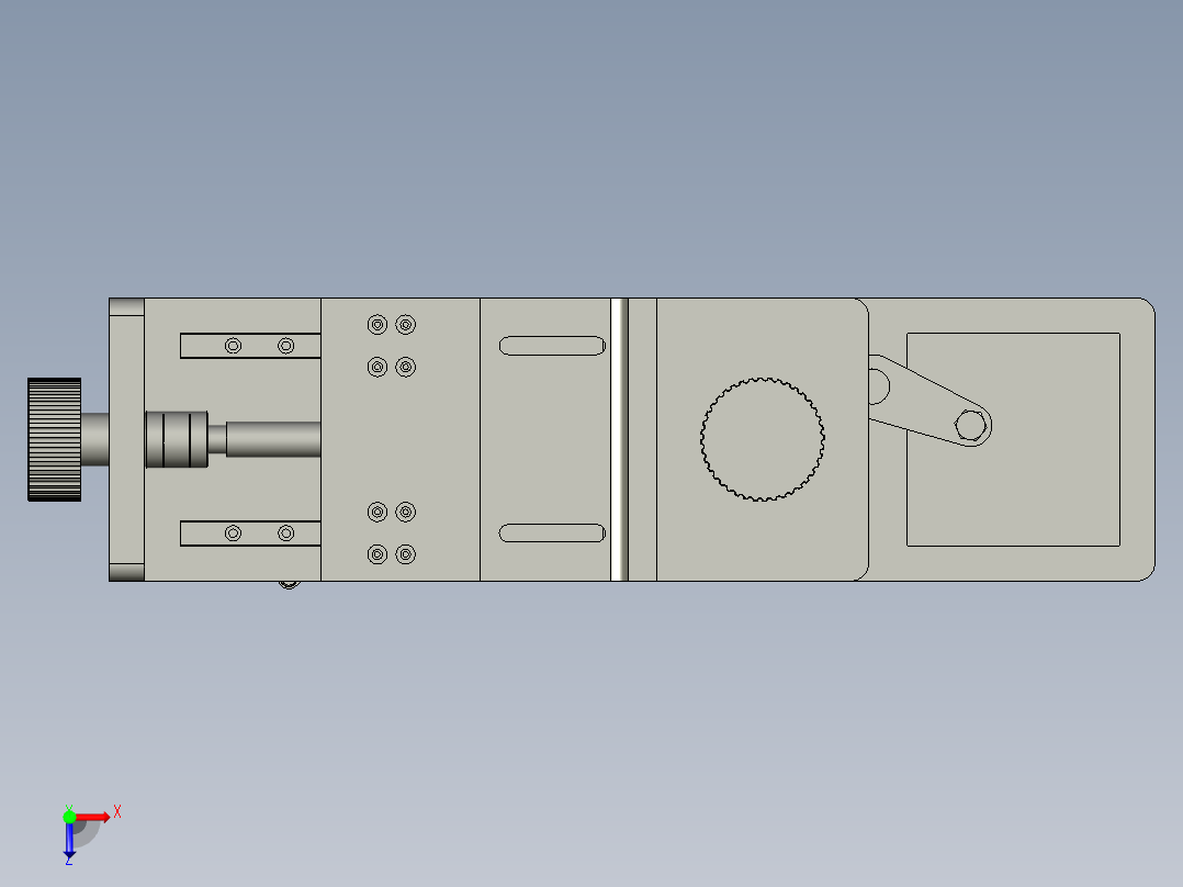 棱镜角度装调装置俯视图