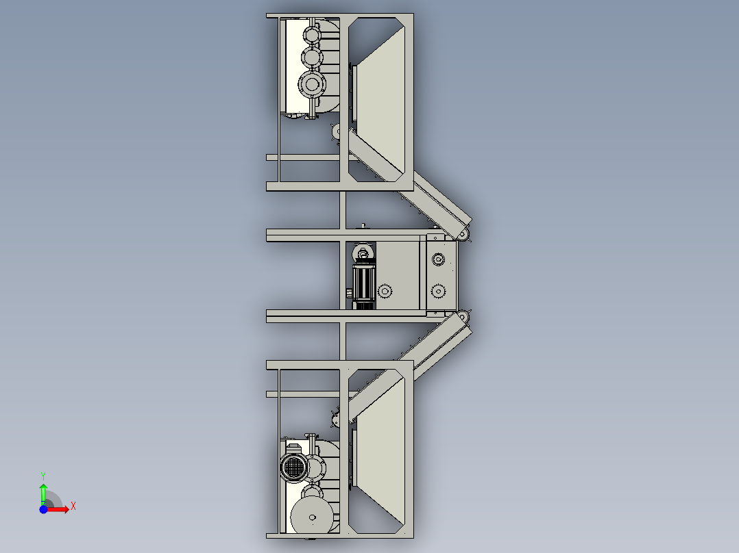 硬质蔬菜电动切片机前视图