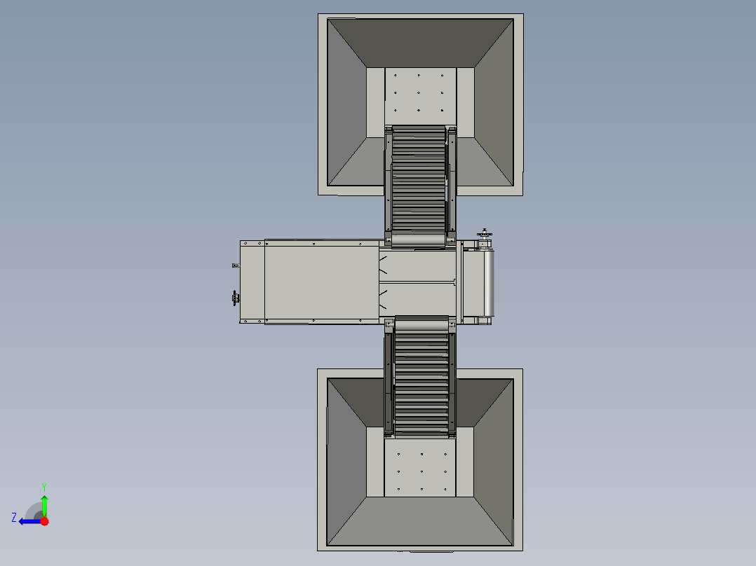 硬质蔬菜电动切片机右视图