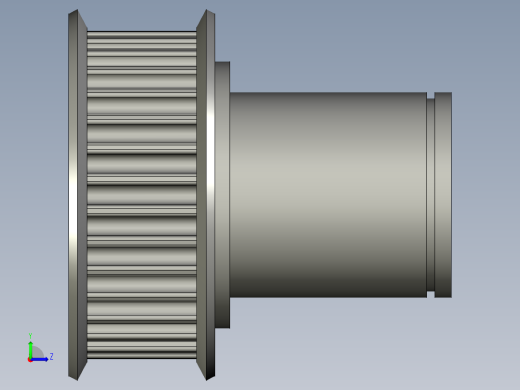 同步轮HTD8Z32d40左视缩略图