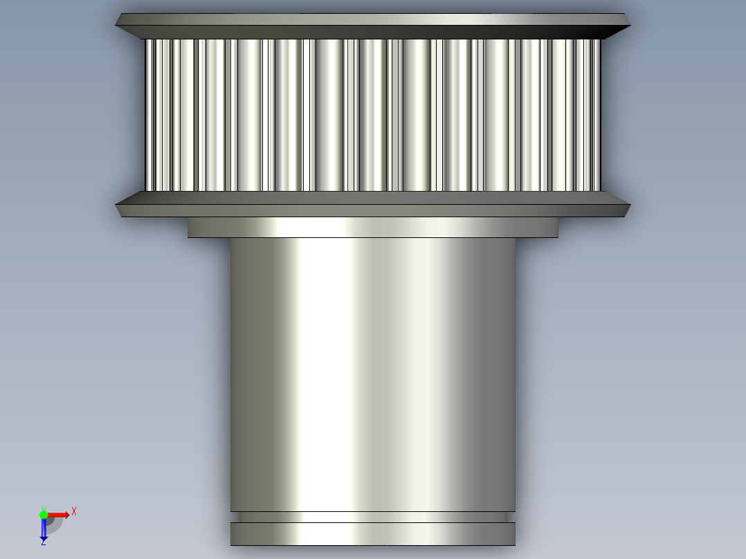 同步轮HTD8Z32d40俯视图