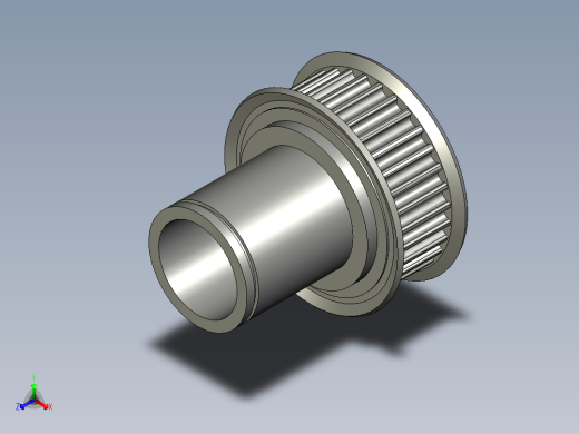 同步轮HTD8Z32d40正等轴测缩略图