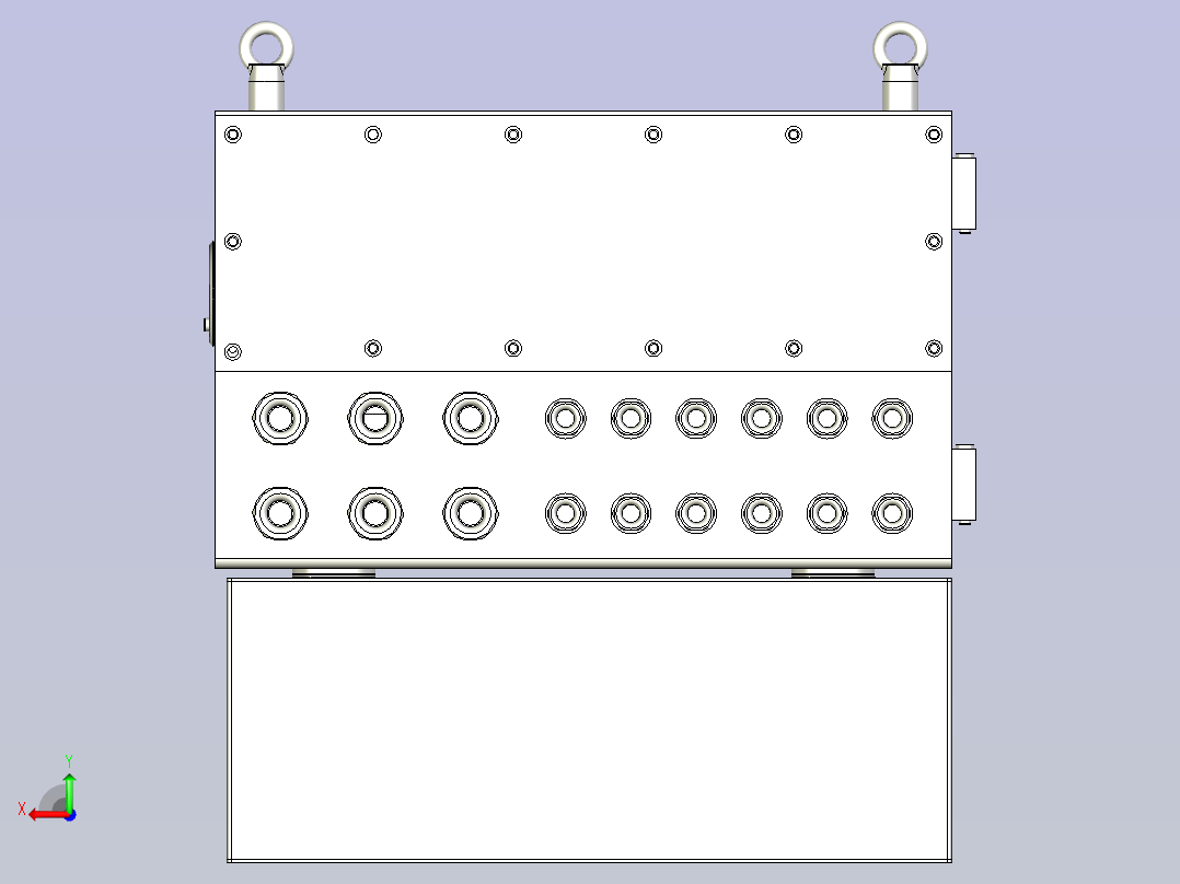 隔爆兼本质安全型控制箱隔爆兼本安型控制箱后视图