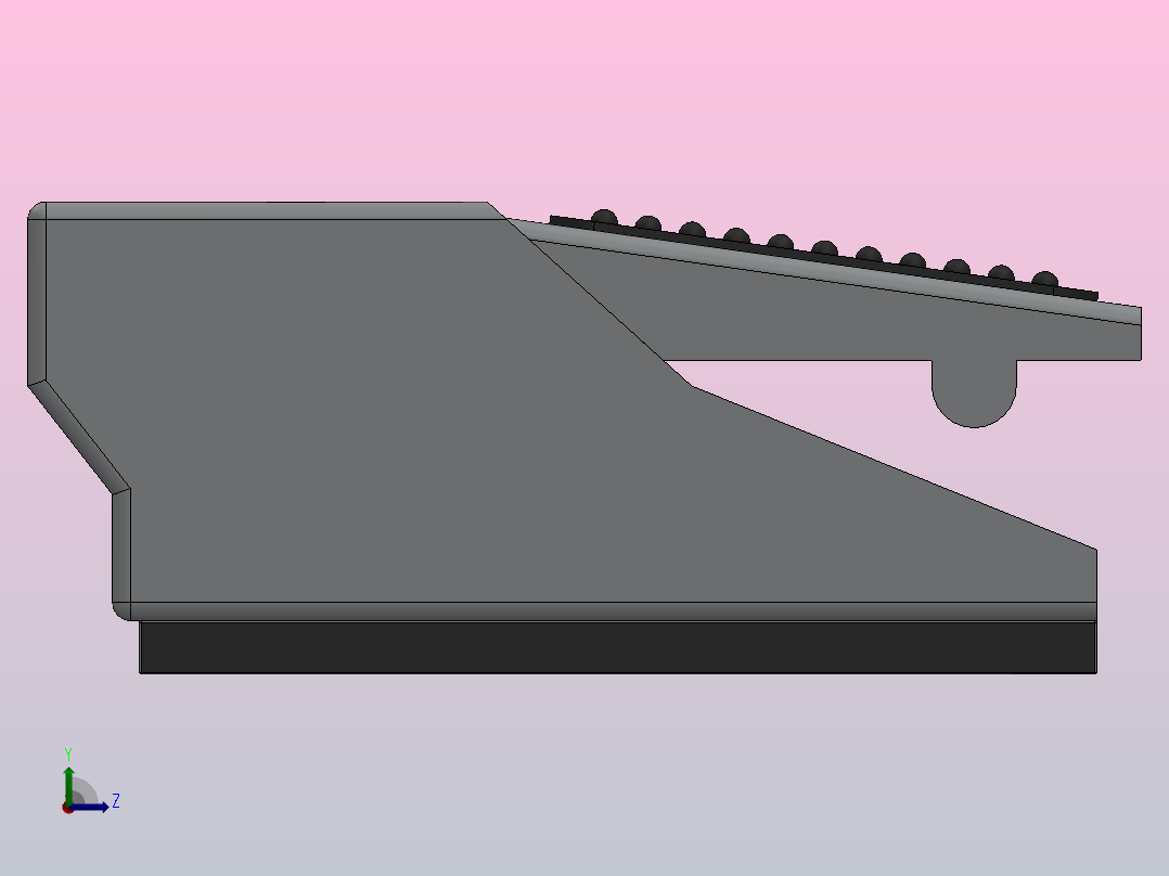FV320脚踏阀[FV320]左视图