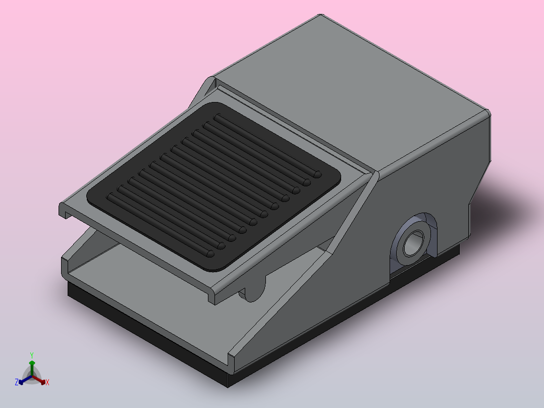 FV320脚踏阀[FV320]正等轴测图