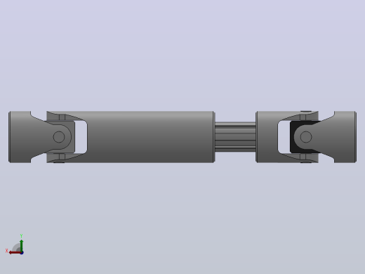 万向联轴器WSP3-PB-Y20-Y20-250／300WSP型可伸缩小型十字轴万向联轴器后视缩略图