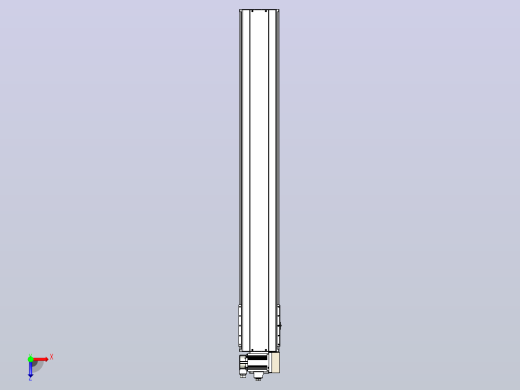皮带直线轴半封闭可选导轨TPA-HNB-220D-176-L1500-RU-Y-P1K-N3俯视缩略图