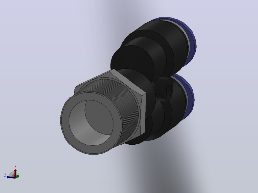 IPX Y型螺纹三通_IPX04-02