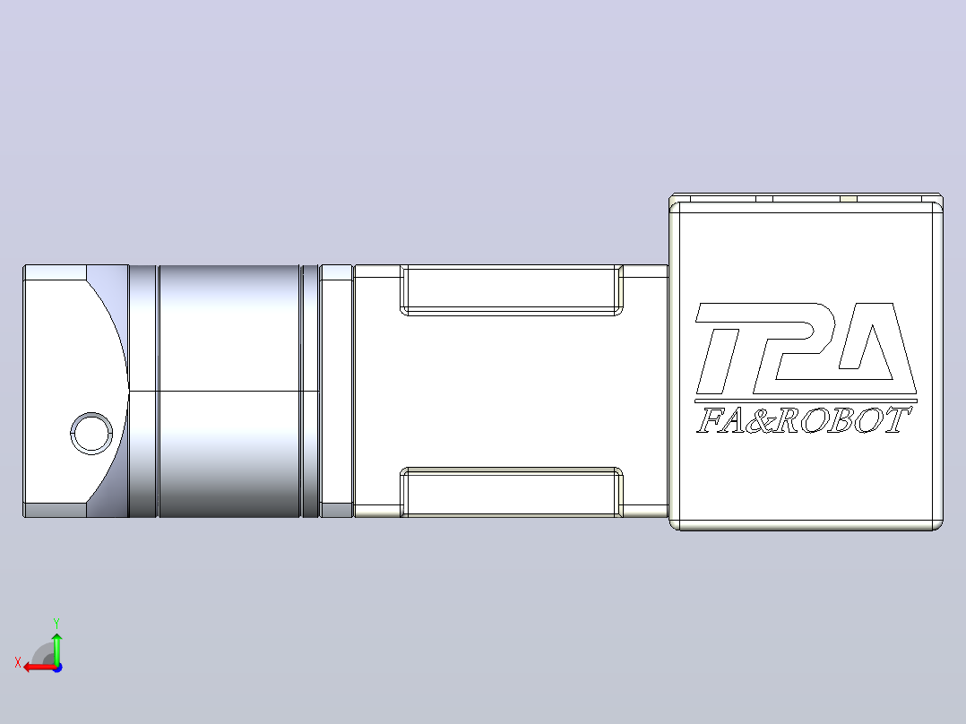 带式直线轴半闭式TPA-ONB-60-140-L150-DR-J60-N3后视图