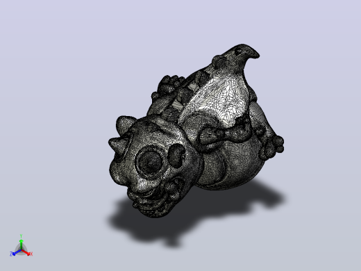 宠物怪物Gulpy  3D打印模型stl