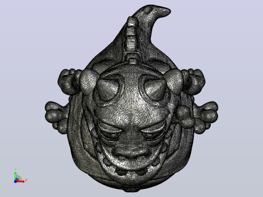 宠物怪物Gulpy  3D打印模型stl前视缩略图