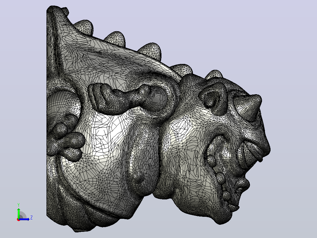 宠物怪物Gulpy  3D打印模型stl左视图