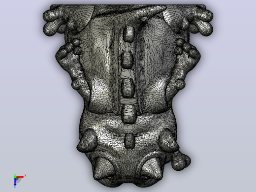 宠物怪物Gulpy  3D打印模型stl俯视缩略图
