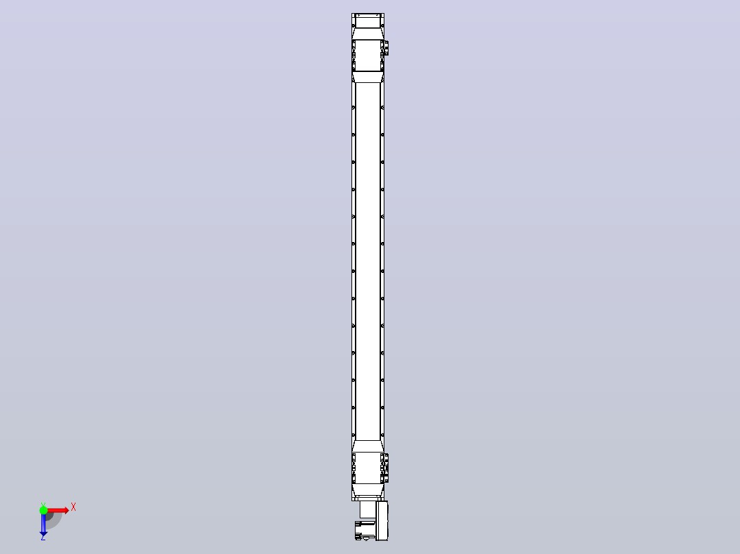 皮带直线轴双滑块型TPA-GCBS-120-P70-L650-QR-M20-N3俯视图