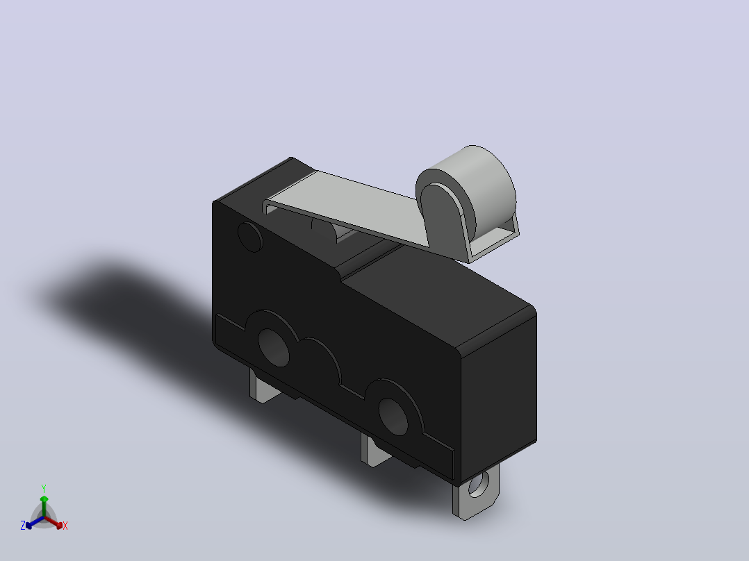 微动开关系列wlk-4mini-1.snapshot.1正等轴测图