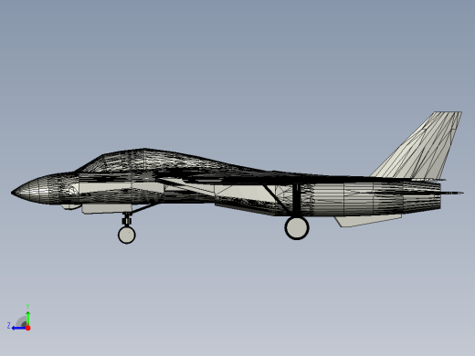 F-14雄猫式战斗机右视缩略图