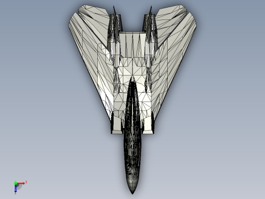 F-14雄猫式战斗机俯视缩略图