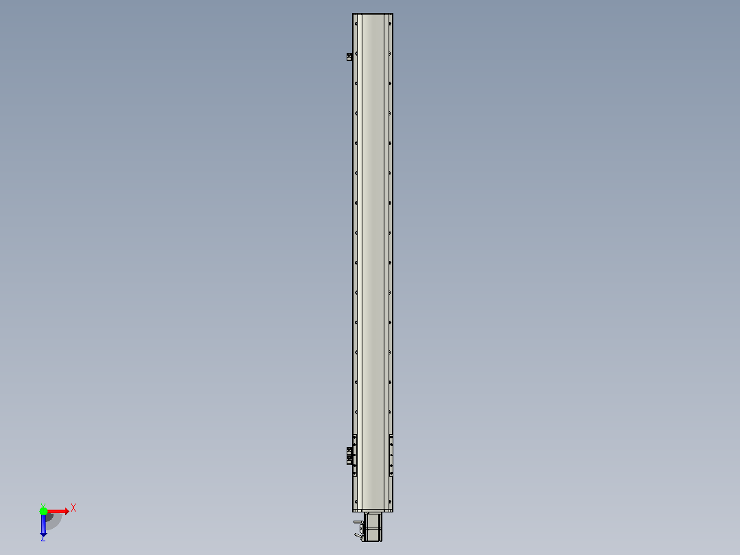 MT136BS半封闭丝杆滑台[MT136BS.L#.1350.BC.P40.C3]俯视图