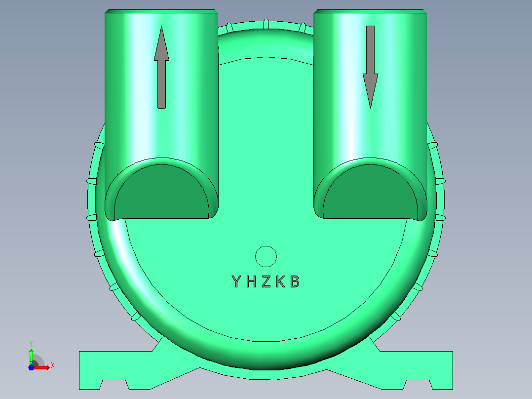 SK-1.2A（3KW真空泵前视图
