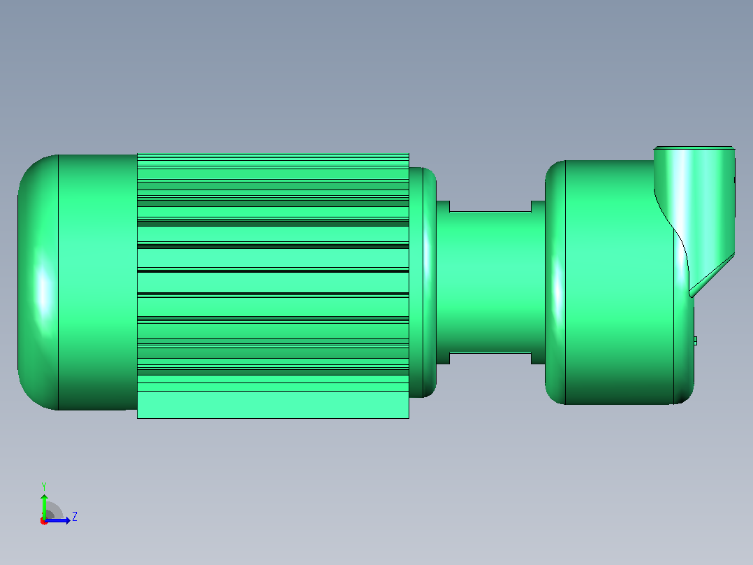 SK-1.2A（3KW真空泵左视图