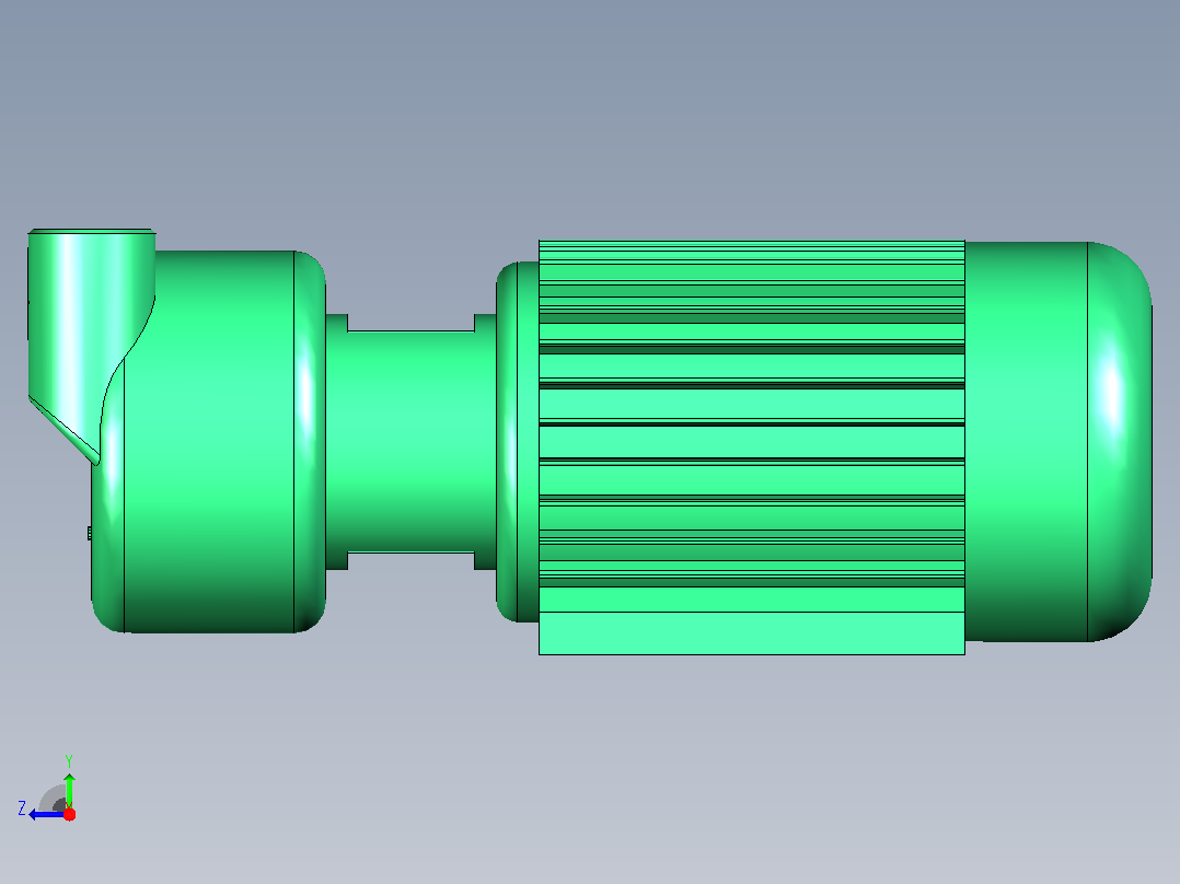 SK-1.2A（3KW真空泵右视图