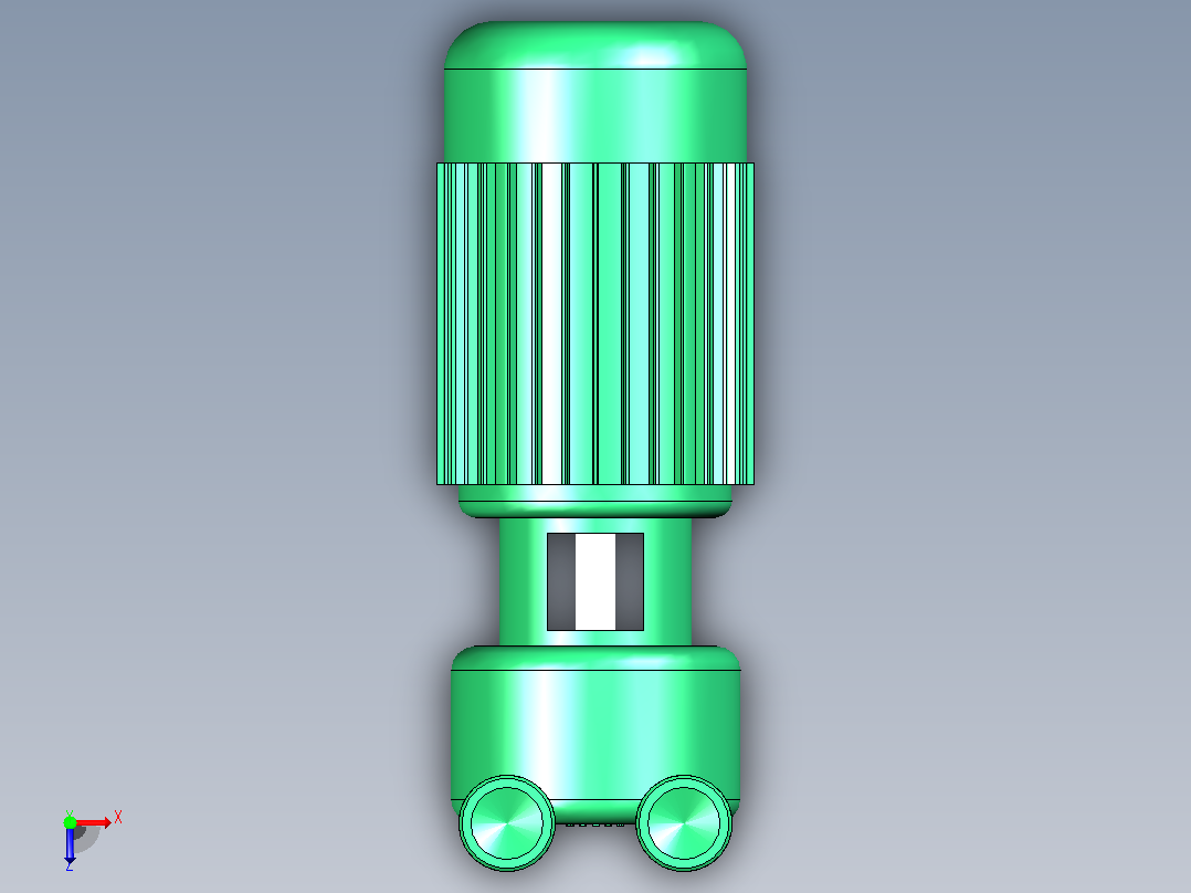 SK-1.2A（3KW真空泵俯视图