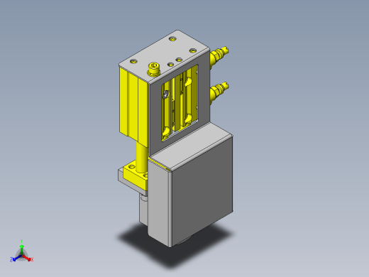 滤片剪切机构正等轴测缩略图