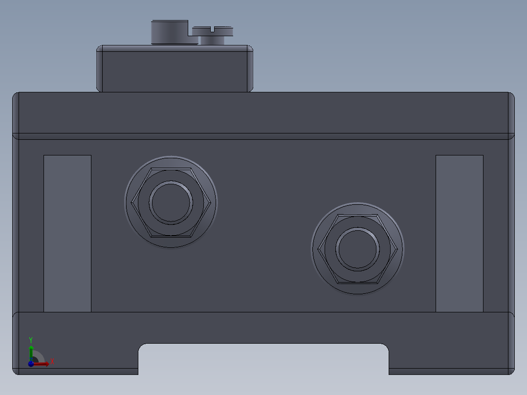 气门摇臂轴支座3mm孔夹具设计带三维二维说明书前视图