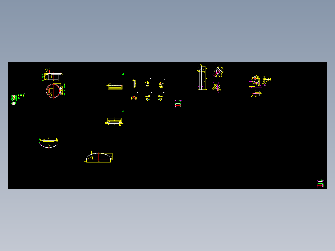 氮气储罐cad图CAD设计图