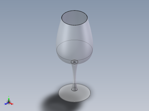 红酒杯正等轴测缩略图