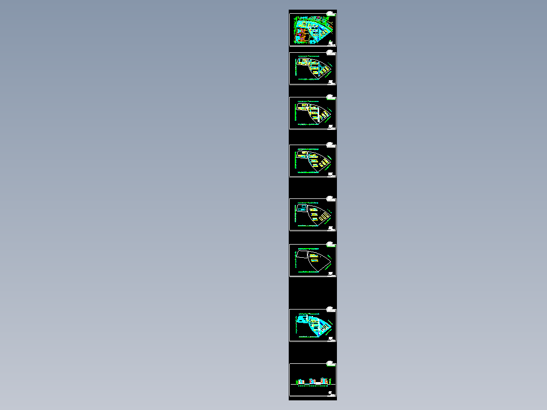 实验楼设计图纸全套图CAD
