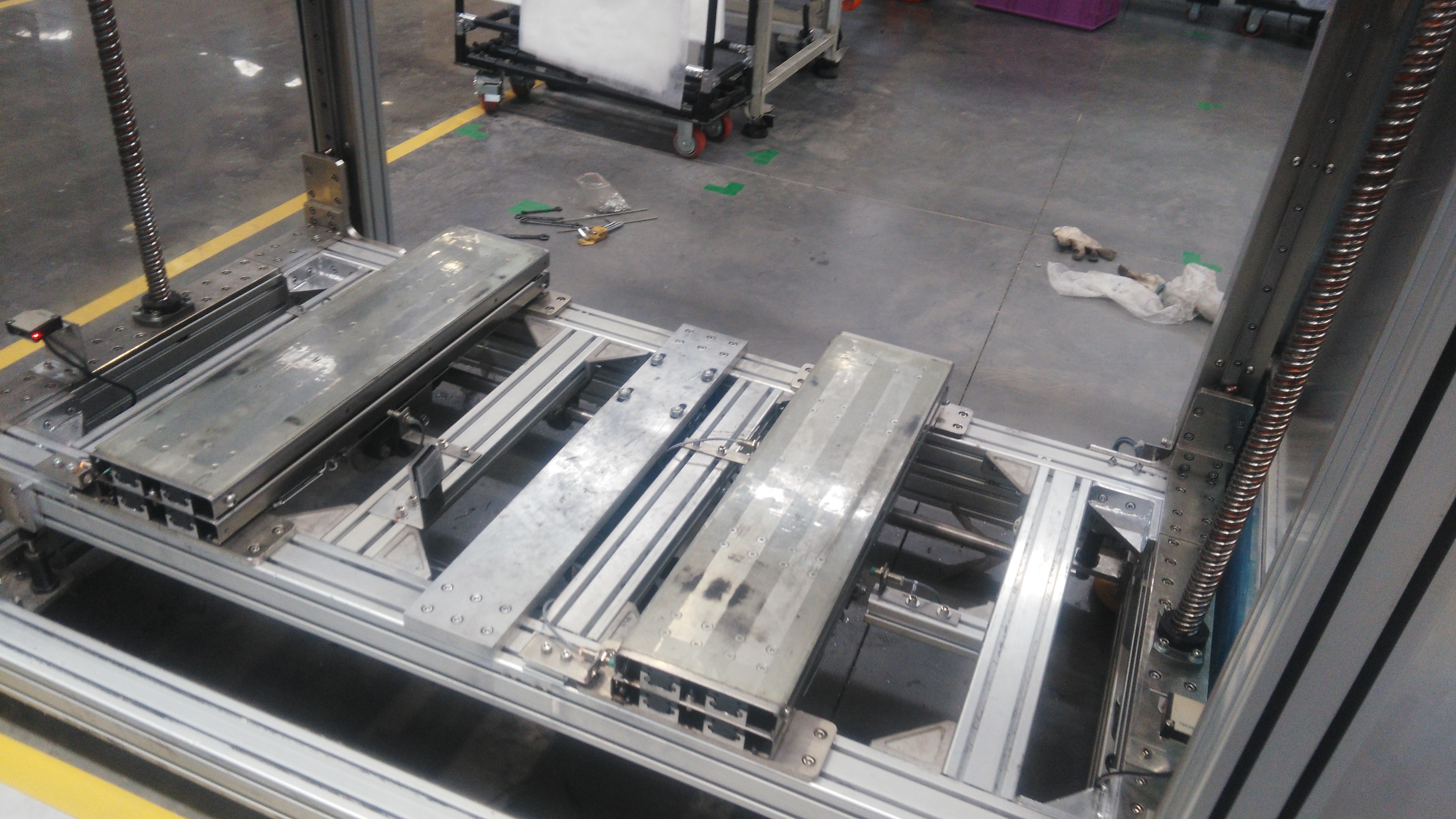 A23 自动伸缩轻型货叉双滚珠丝杆升降机 3D模型