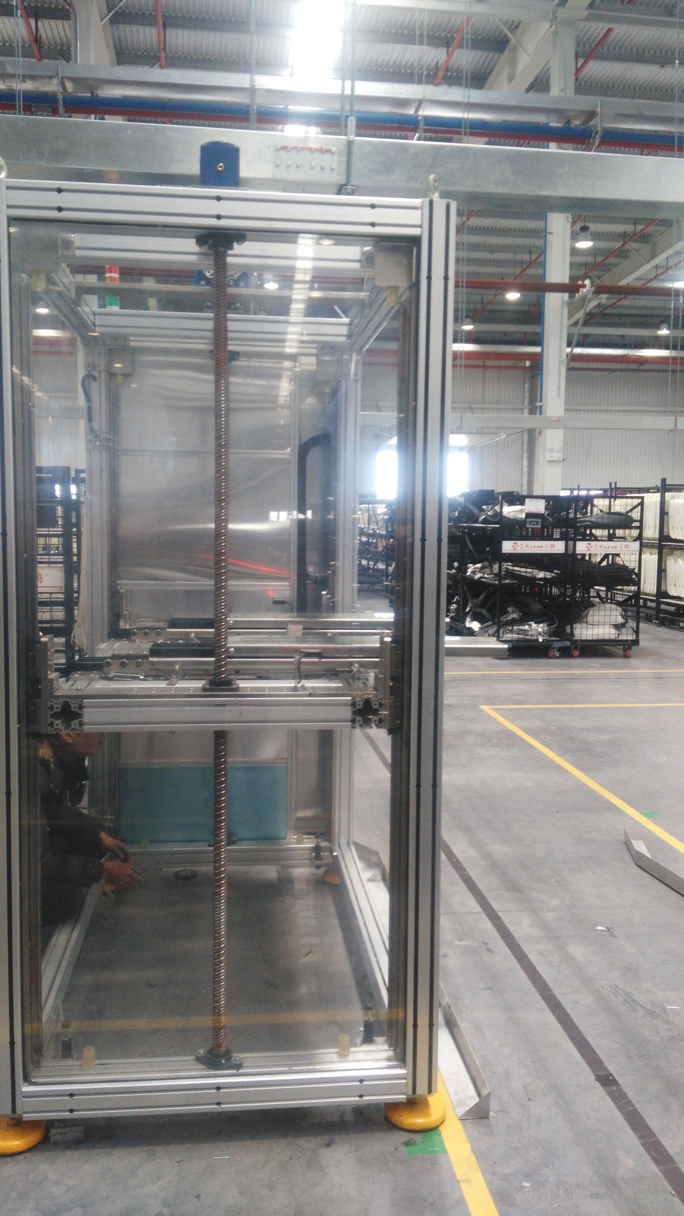 A23 自动伸缩轻型货叉双滚珠丝杆升降机 3D模型